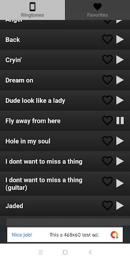 Aerosmith ringtones screenshot 4