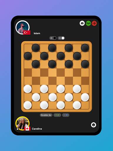 Dama çevrimiçi masa oyunu screenshot 10