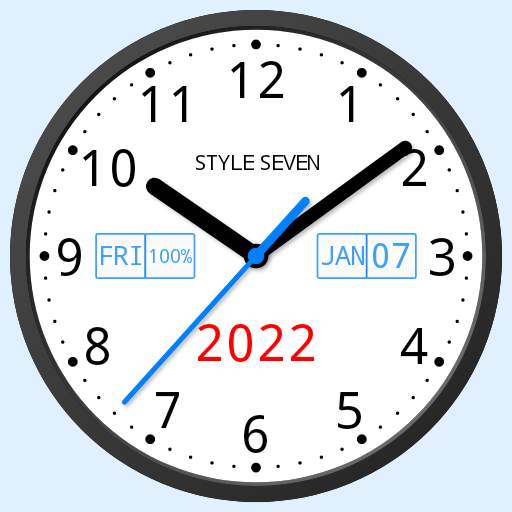 Light Analog Clock-7 5.5