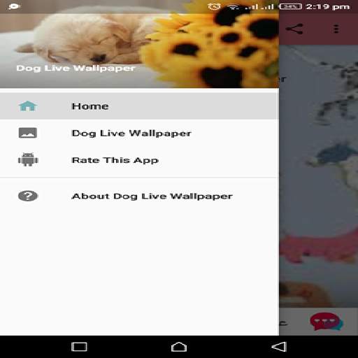 Dog Live Wallpaper screenshot 1