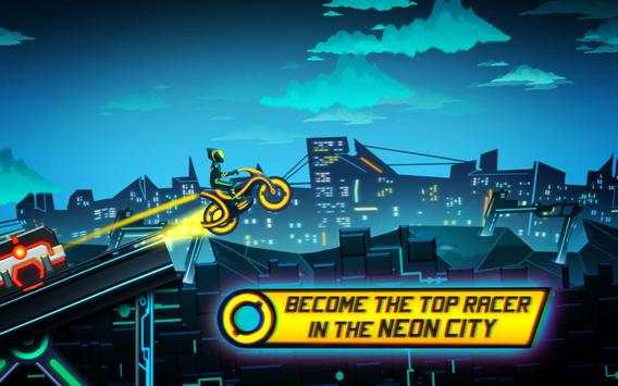 Bike Race Game: Traffic Rider Of Neon City screenshot 3