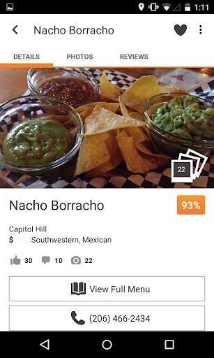 Urbanspoon Restaurant Reviews screenshot 2