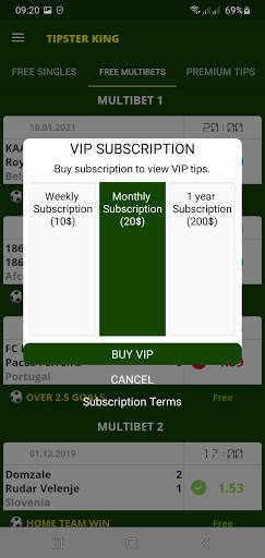 Tipster King App screenshot 1