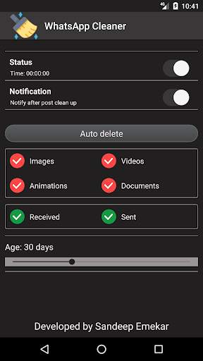 Cleaner for WhatsApp screenshot 1