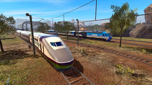 Train Racing Euro Simulator 3D: Jogos de trem screenshot 5