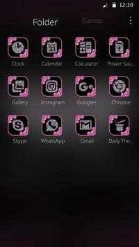 Sparkling Pink crown Theme screenshot 6