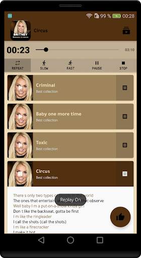 Britney Spears Songs Lyrics Offline (New Version) screenshot 1