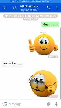 Hiee Unique Messenger App screenshot 2