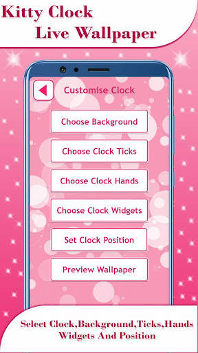Kitty Clock Live Wallpaper screenshot 3