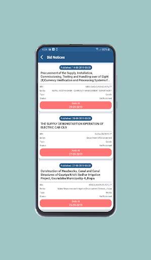 e-GP Mobile Application PPMO Nepal (Official) screenshot 3