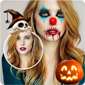 Halloween Party Makeup - Scary Mask Photo Editor icon