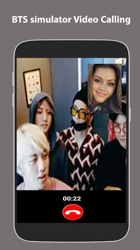 Bts Fake Video Call Chat Prank screenshot 3