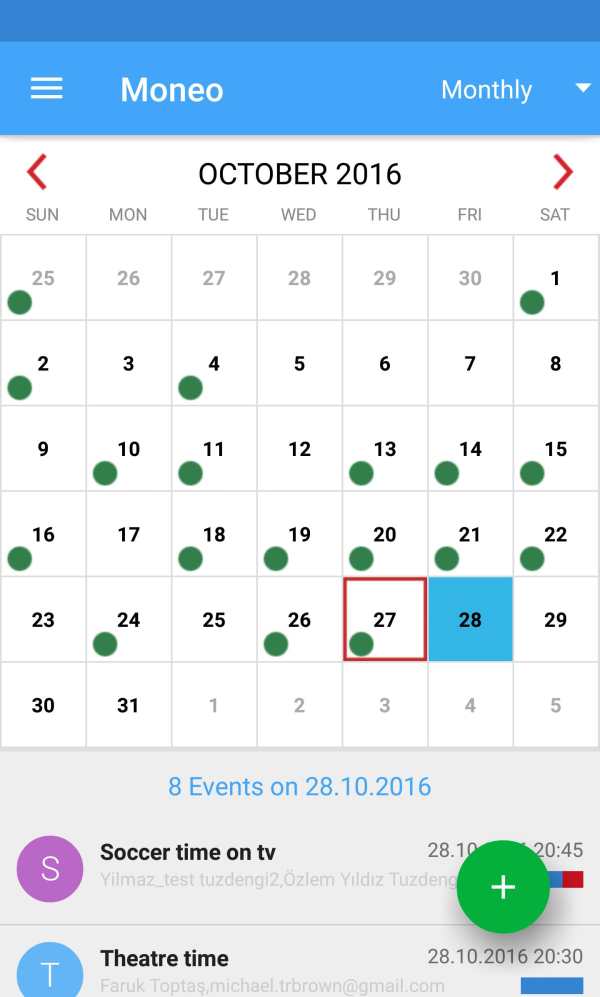 Moneo - Plan & Share Events screenshot 2