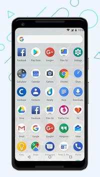 P Launcher Theme For Android™ 9.0 screenshot 2