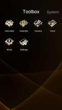 Gold & Silver Launcher Theme screenshot 3