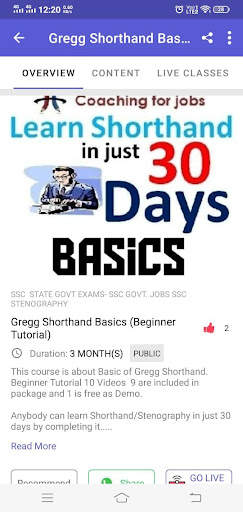 ONLINE SHORTHAND CLASSES screenshot 4