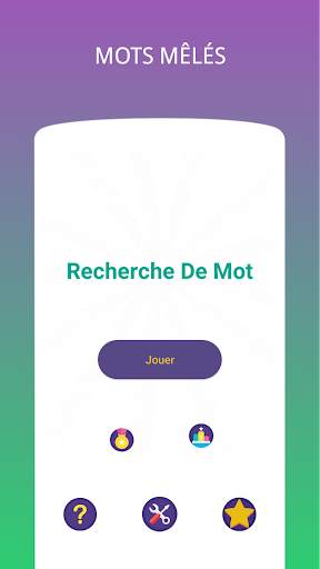 Mots cachés Mots Mêlés French screenshot 1