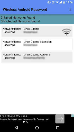 Wifi Password Recovery screenshot 1