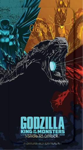 Godzillas Wallpapers lock screen HD 4 تصوير الشاشة