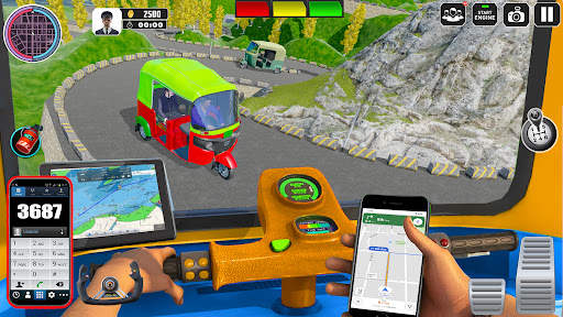 Auto Rickshaw 3D: Tuk Tuk Game screenshot 4