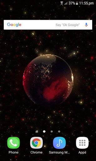 Moving Moon Live Wallpaper screenshot 2