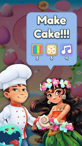 Cake Crush: Merge 2048 Puzzle Match Sugar Friends screenshot 2