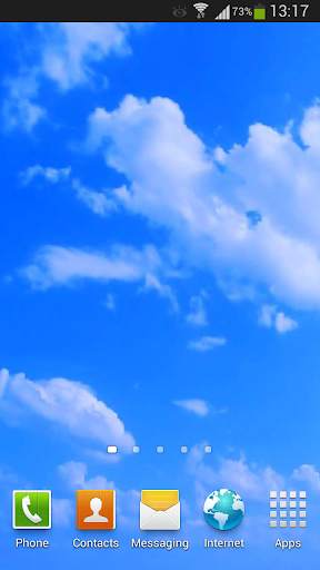 Blue Sky Live Wallpaper HD 3 screenshot 1