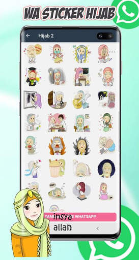 WAStickerApps New Sticker Hijab Islamic Whatsapp screenshot 3