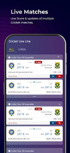 Cricket Live Line screenshot 3