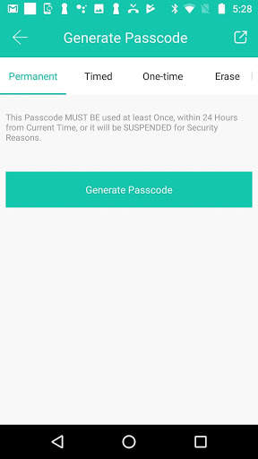 Oaks Smart Lock screenshot 3