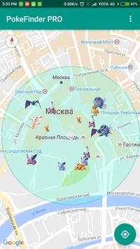 PokeFinder on map screenshot 3