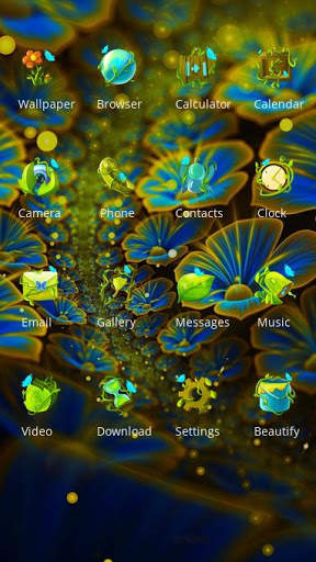 3D Beautiful flower theme for Galaxy M30 screenshot 2