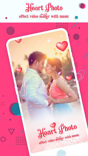 Heart Photo Effect Video Maker with Music screenshot 1