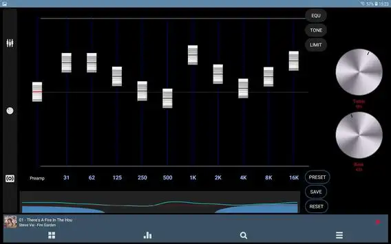 Poweramp V3 skin Yaps screenshot 5