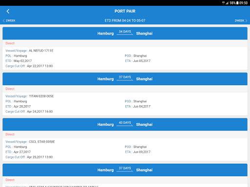 COSCO SHIPPING Lines Mobile App screenshot 11