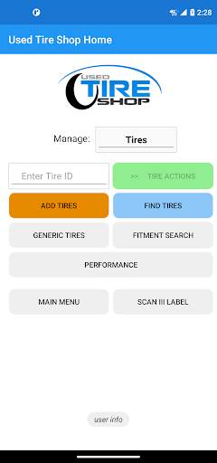 Used Tire Shop Inventory screenshot 1