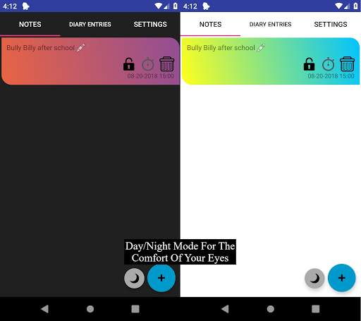 Notepad/Diary 3 تصوير الشاشة