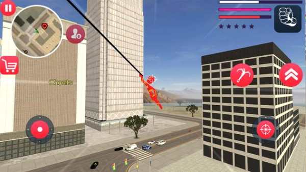 Flash Stickman rope hero - Speed Gangster Hero screenshot 3