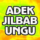 DJ Adek Berjilbab Ungu
