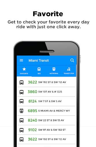 Miami Transit App: Miami Bus and Rail Tracker screenshot 5