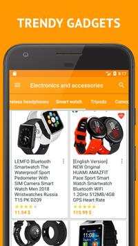 Electronics and clothes shopping screenshot 2