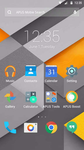 Lollipop theme for APUS screenshot 1