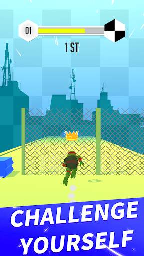 Turtle Parkour Race 3D - Free screenshot 2