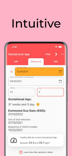 Gestational Age (baby's age) screenshot 5