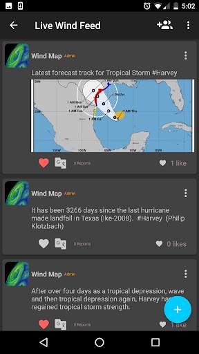 Mapa de vento 🌪 Furacão Tracking screenshot 4