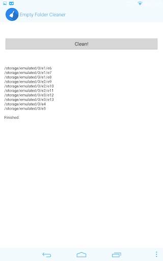 Empty Folder Cleaner (빈 폴더 삭제) screenshot 2