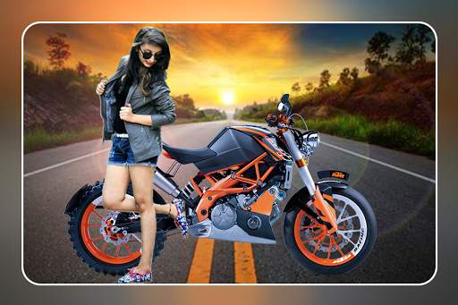 Bike Photo Editor - Photo Frames, Sticker screenshot 1