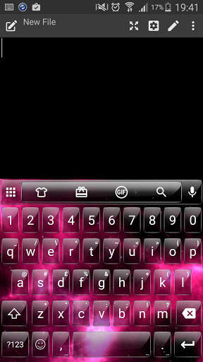Glass Nebula Emoji Keyboard screenshot 2