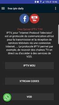 free iptv daily screenshot 2
