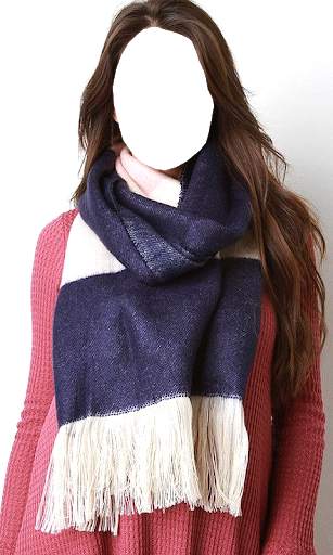 Women Winter Scarfs Photo Suit screenshot 6